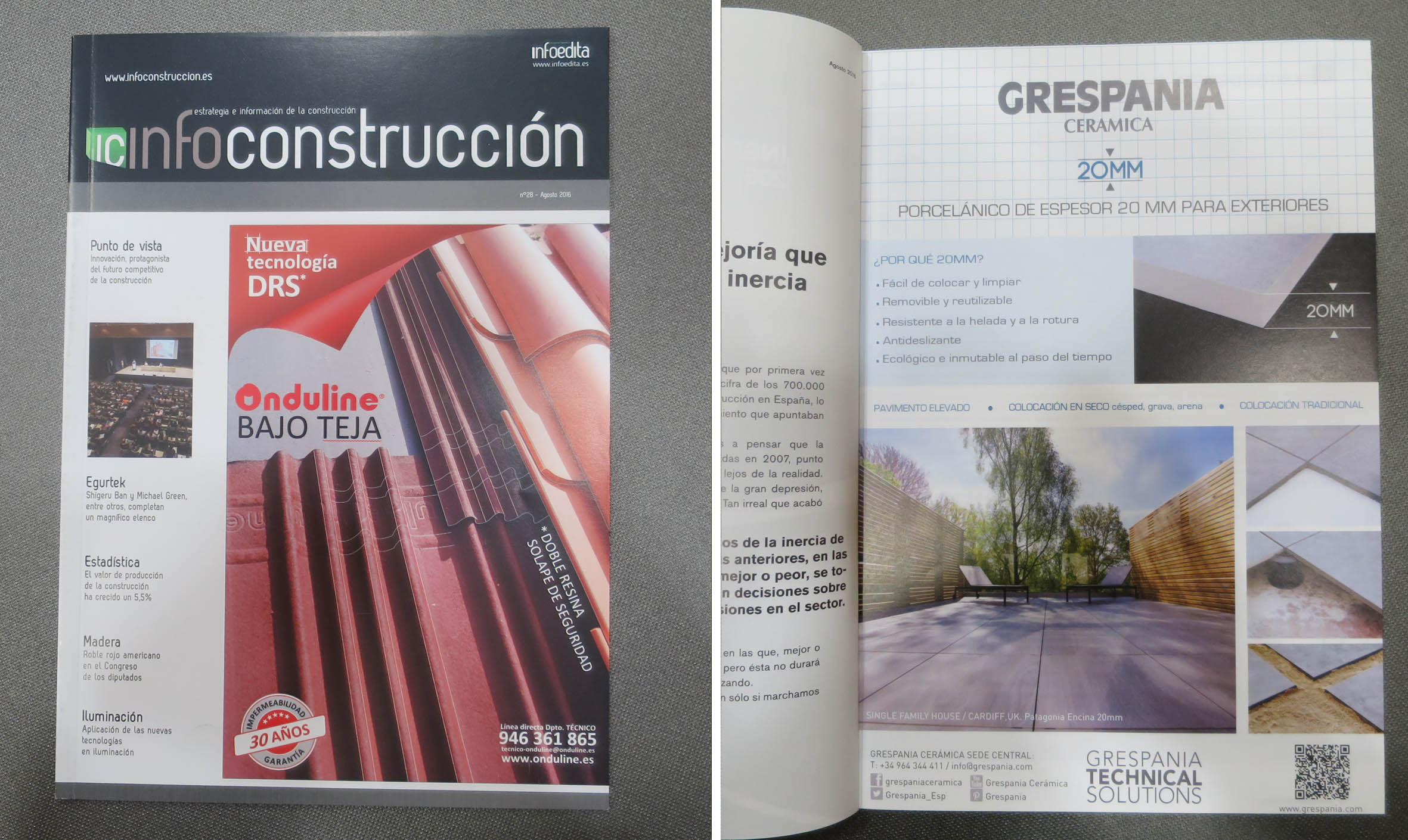 INFOCONSTRUCCIONES Nº 28 AGOSTO 2016