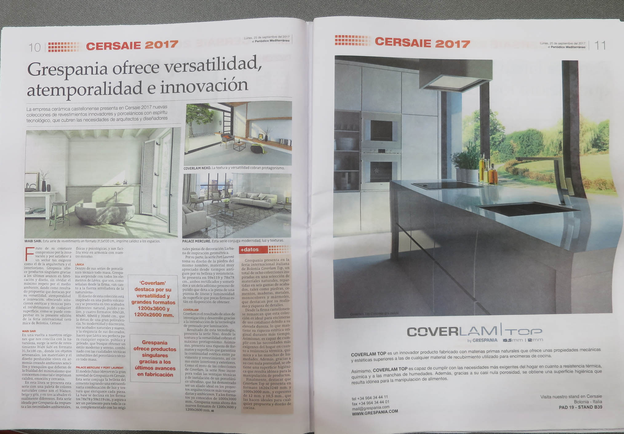 periódico mediterráneo especial cersaie 2017